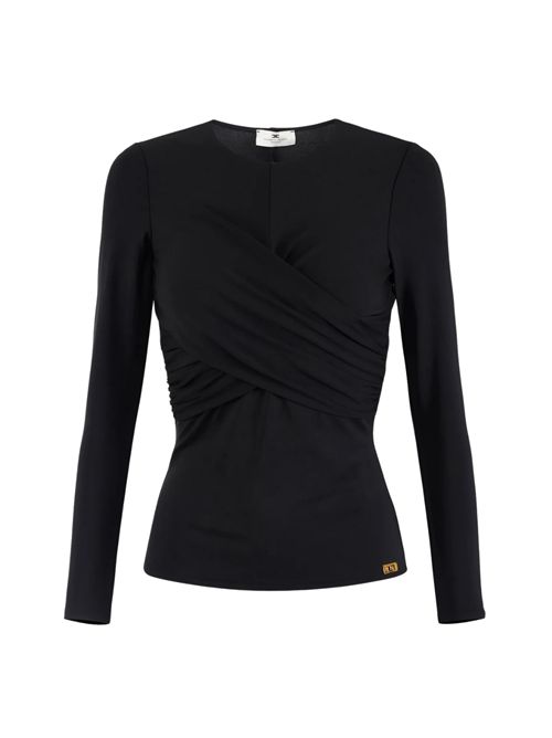 Top in jersey drappeggiato Elisabetta Franchi | MD01252E2110